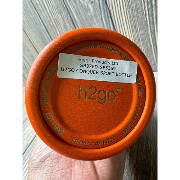 University Of North Carolina H2Go Conquer Sport Bottle 24 Oz Orange & Blue - Picture 4 of 4